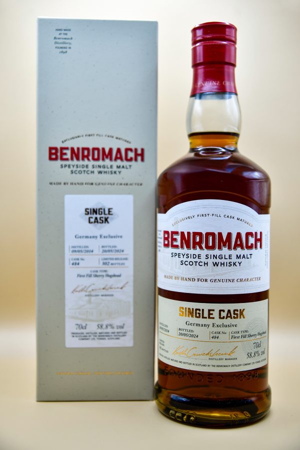 Benromach 2014/2024 Single Cask No. 484, 58,8%