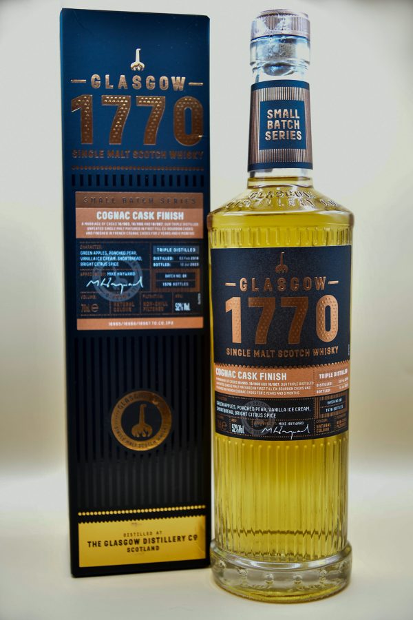 1770 Glasgow 5 Jahre 2018/2023 Cognac Cask Finish, 52%