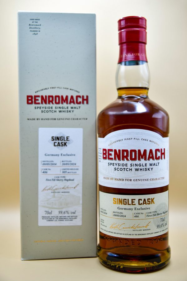 Benromach 2014/2024 Single Cask No. 486, 59,6%