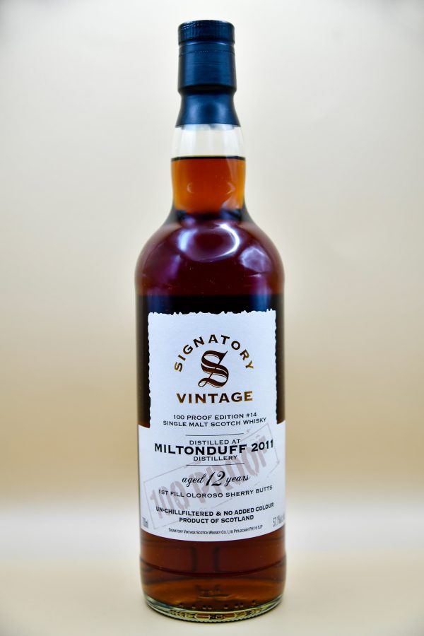 Miltonduff 12 Jahre 2011 100 Proof Edition #14 - Signatory, 57,1%