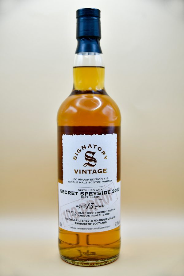 Secret Speyside 13 Jahre 2010 100 Proof Edition #16 - Signatory, 57,1%