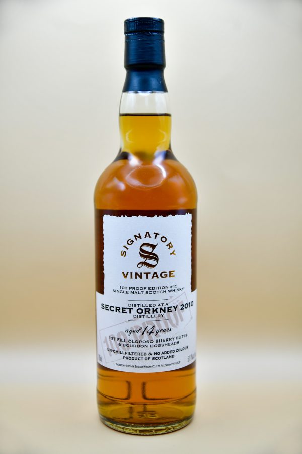 Secret Orkney 14 Jahre 2010 100 Proof Edition #15 - Signatory, 57,1%