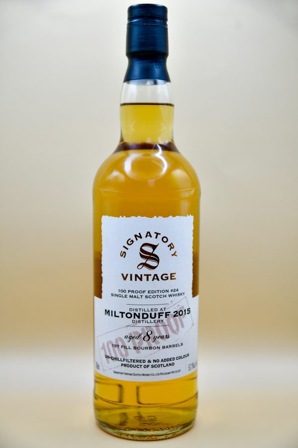 Miltonduff 8 Jahre 2015 100 Proof Edition #24 - Signatory, 57,1%
