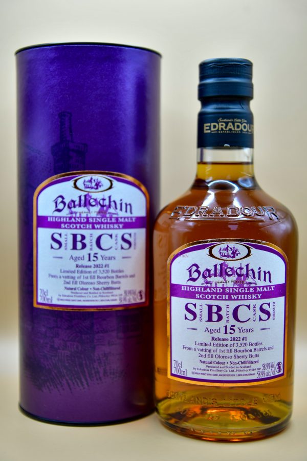 Ballechin 15 Jahre SBCS Release 2022 #1, 58,9%