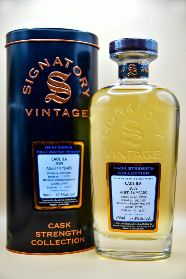 Caol Ila 14 Jahre 2009/2023 Cask Strength - Signatory, 57,3%
