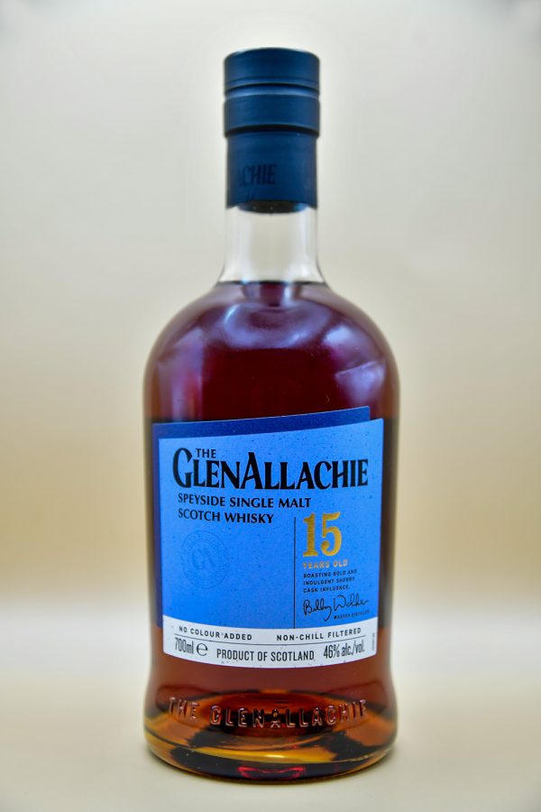 GlenAllachie 15 Jahre (ohne Verpackung), 46%