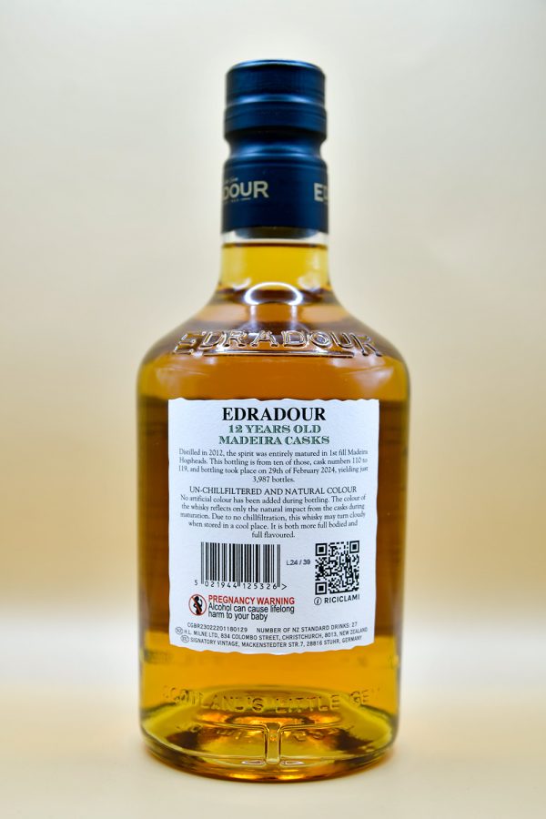 Edradour 12 Jahre 2012/2024 Madeira Cask Small Batch, 48,2% – Bild 2
