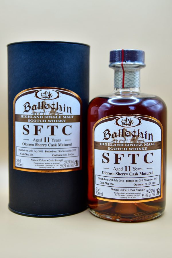 Ballechin 11 Jahre SFTC Oloroso Sherry Cask Matured, 59,2%