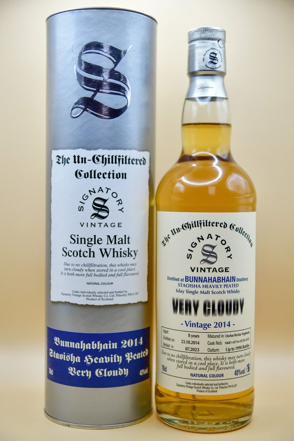 Bunnahabhain Staoisha 8 Jahre 2014/2023 Very Cloudy - Signatory, 40%