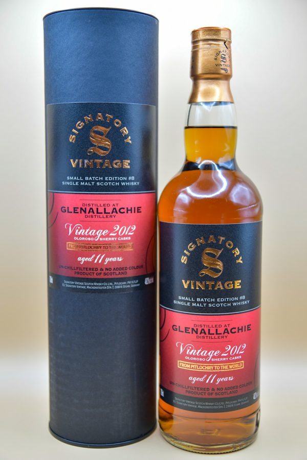 GlenAllachie 11 Jahre 2012 Small Batch Edition #8 - Signatory, 48,2%