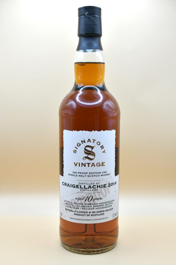 Craigellachie 10 Jahre 2014 100 Proof Edition #39 - Signatory, 57,1%