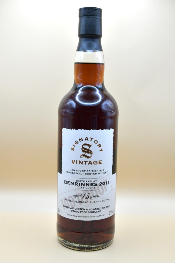 Benrinnes 13 Jahre 2011 100 Proof Edition #33 - Signatory, 57,1%