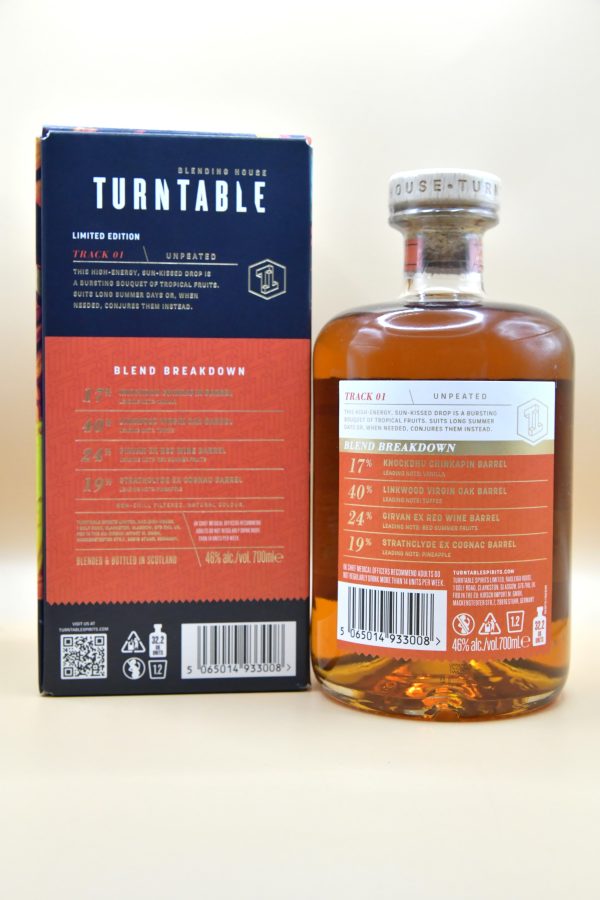 Turntable Track 01 Joy, Discovery, Invention 2023 Blended Scotch Whisky, 46% – Bild 2