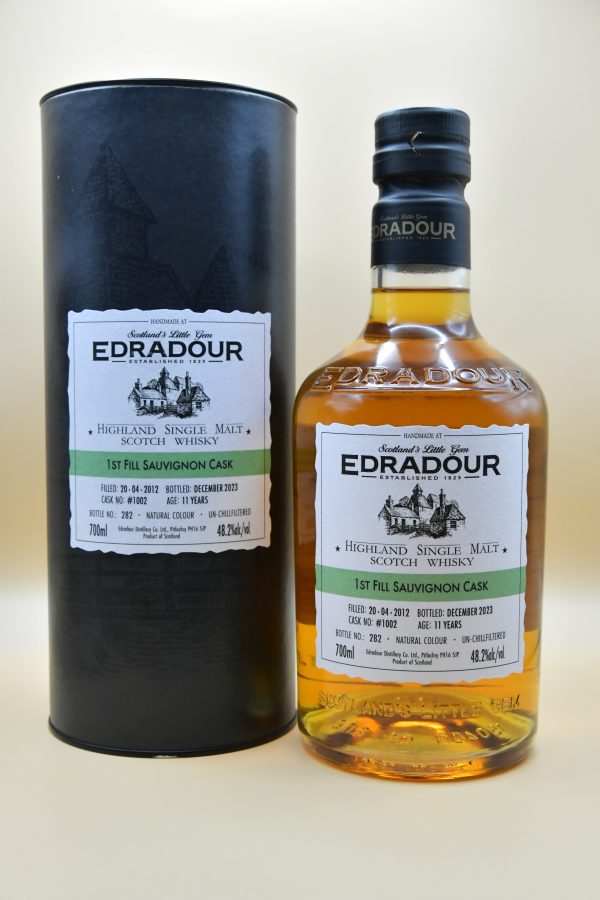 Edradour 11 Jahre 2012/2023 1st fill Sauvignon Cask - St. Michael Eppan, 48,2%