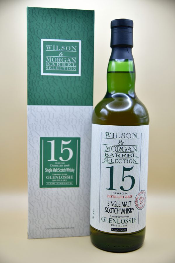Glenlossie 15 Jahre 2008/2023 Cask Strength - Wilson & Morgan, 52,1%
