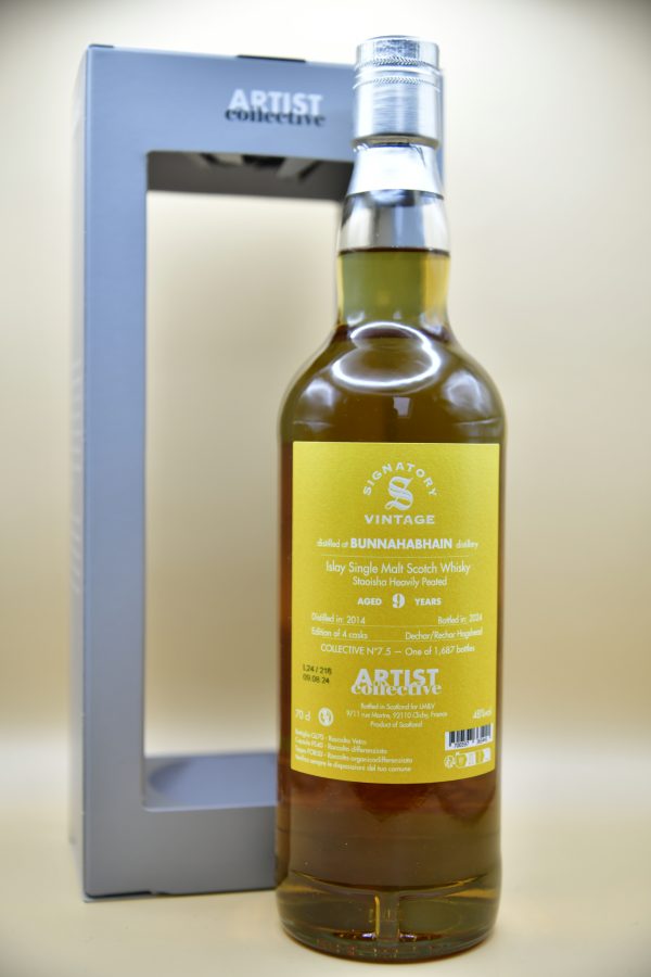 Bunnahabhain 9 Jahre 2014/2024 Artist Collective 7.5 - Signatory, 48% – Bild 2