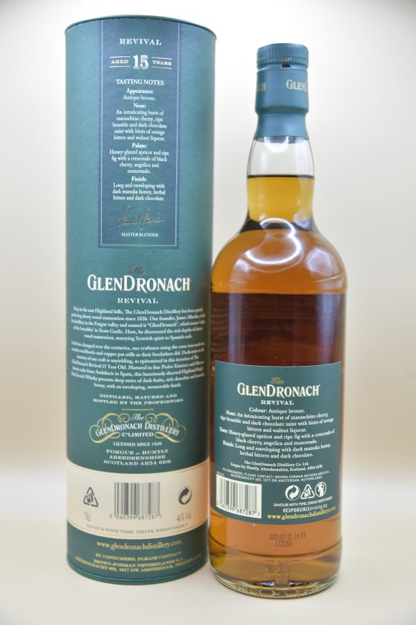 GlenDronach 15 Jahre Revival, 46% – Bild 2
