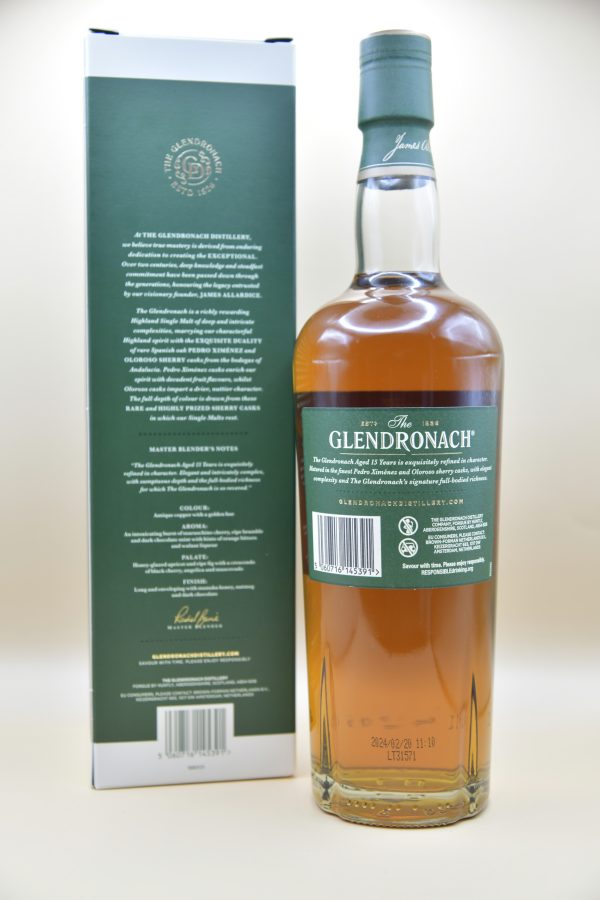 GlenDronach 15 Jahre Sherry Cask Matured, 46% – Bild 2