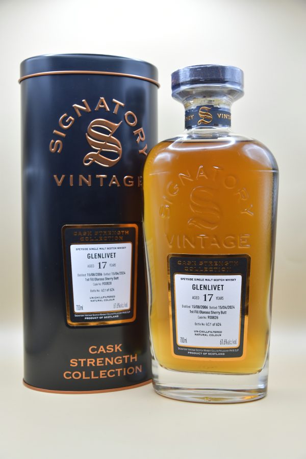 Glenlivet 17 Jahre 2006/2024 Cask Strength - Signatory, 61,6%