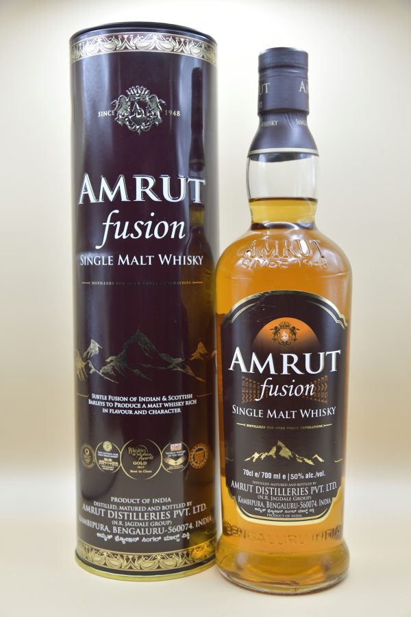 Amrut Fusion – Indian Single Malt Whisky, 50%
