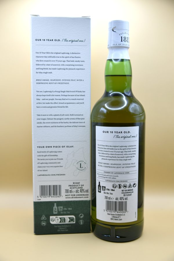 Laphroaig 10 Jahre, 40% – Bild 2