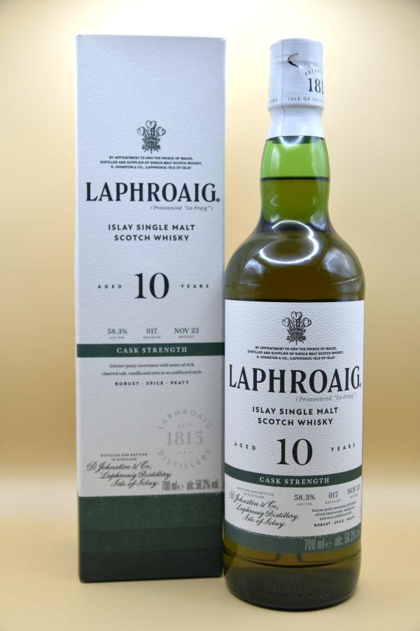 Laphroaig 10 Jahre Cask Strength – Batch No. 017, 58,3%