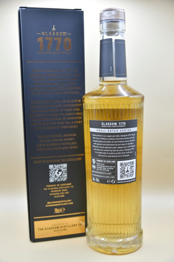 1770 Glasgow 5 Jahre 2018/2023 Cognac Cask Finish, 52% – Bild 2
