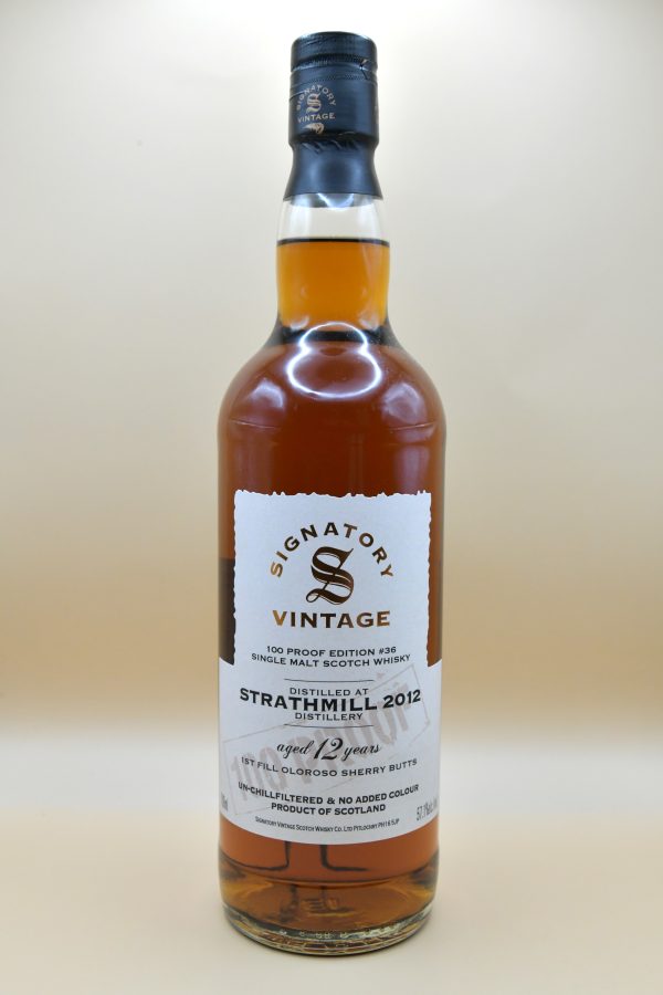 Strathmill 12 Jahre 2012 100 Proof Edition #36 - Signatory, 57,1%