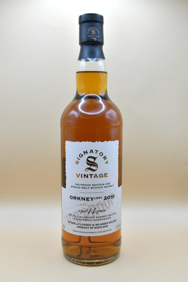 Orkney (HP) 14 Jahre 2010 100 Proof Edition #38 - Signatory, 57,1%