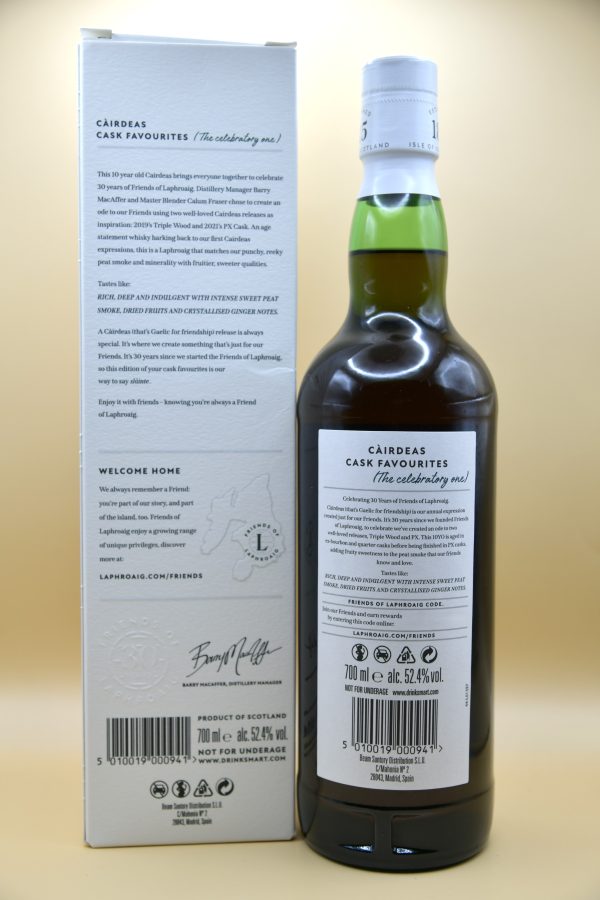 Laphroaig Càirdeas 10 Jahre Cask Favourites, 52,4% – Bild 2