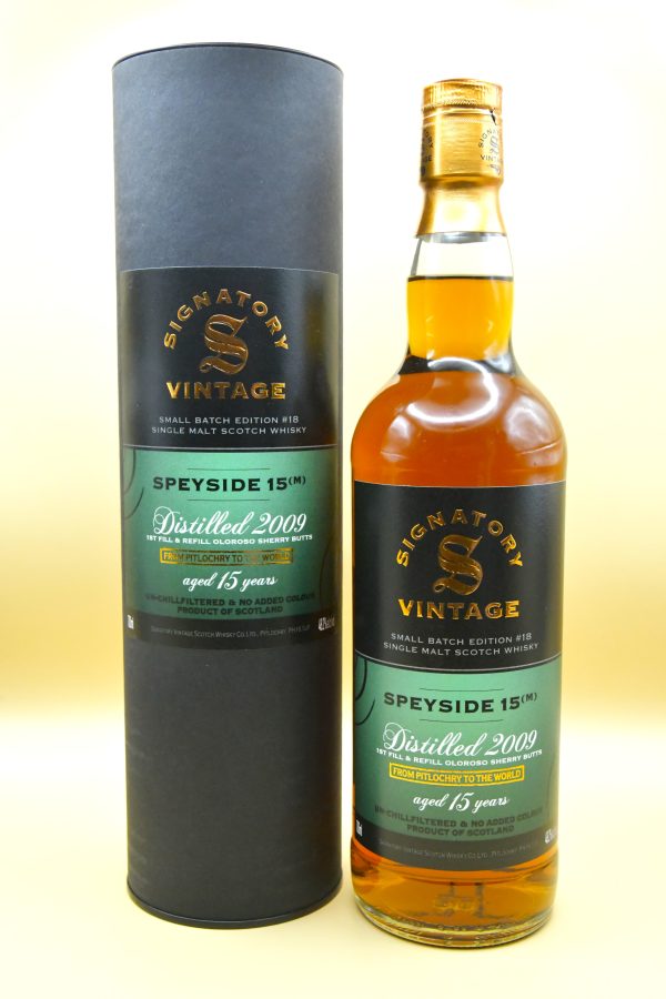 Speyside (M) 15 Jahre 2009 Small Batch Edition #18 - Signatory, 48,2%