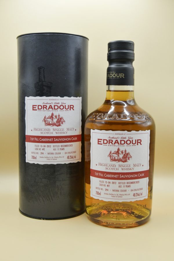 Edradour 11 Jahre 2012/2023 1st fill Cabernet Sauvignon Cask - St. Michael Eppan, 48,2%