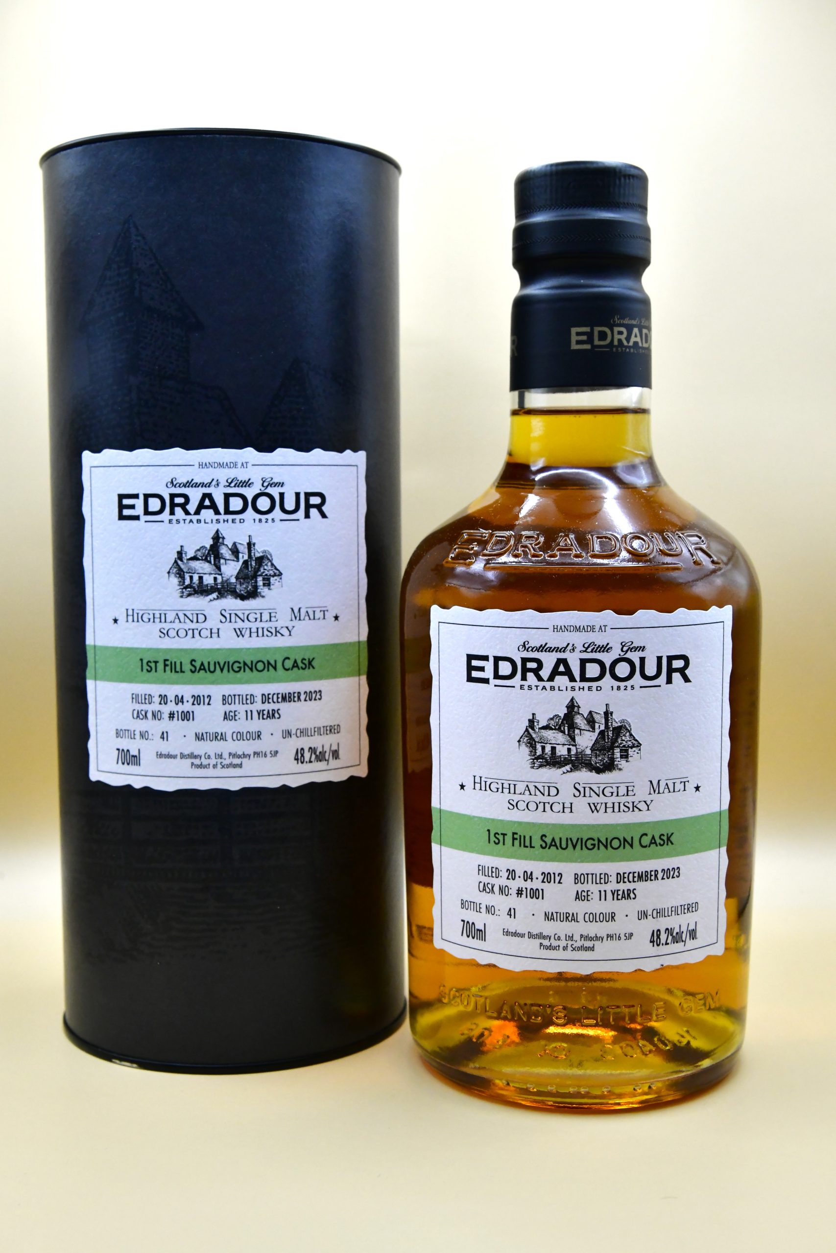 Edradour 11 Jahre 2012/2023 1st fill Sauvignon Cask #1001 - St. Michael Eppan, 48,2%