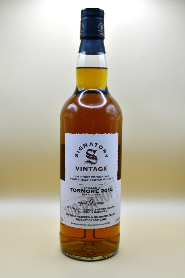 Tormore 9 Jahre 2015 100 Proof Edition #45 - Signatory, 57,1%
