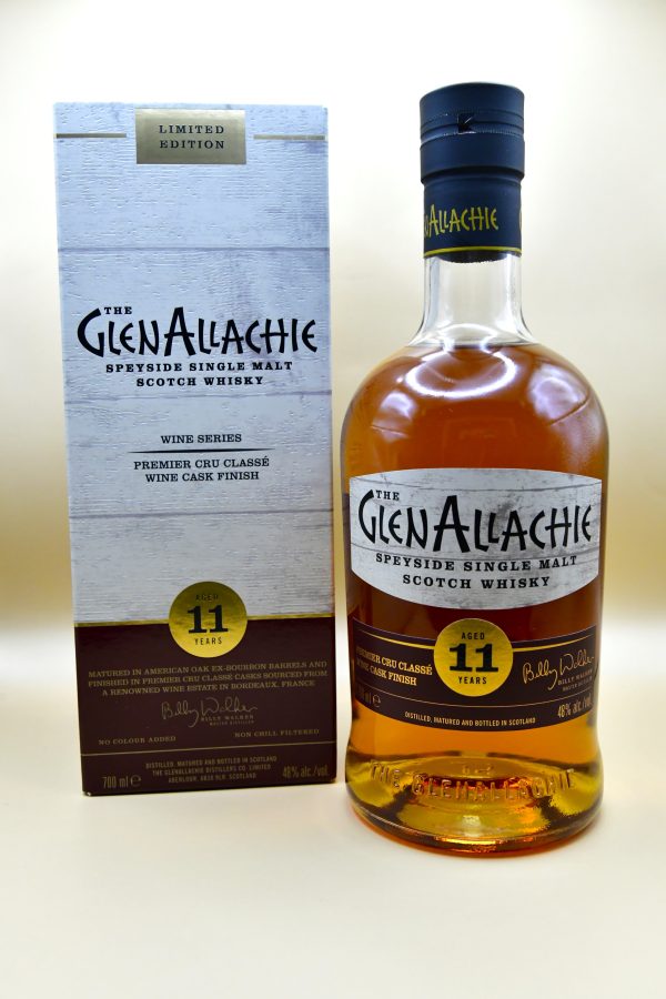GlenAllachie 11 Jahre Premier Cru Classé Wine Cask Finish, 48%