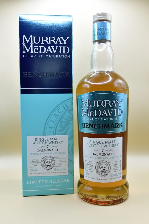 Dalmunach 7 Jahre 2016/2023 Ximénez-Spinola PX Cask Finish – Murray McDavid, 48,5%