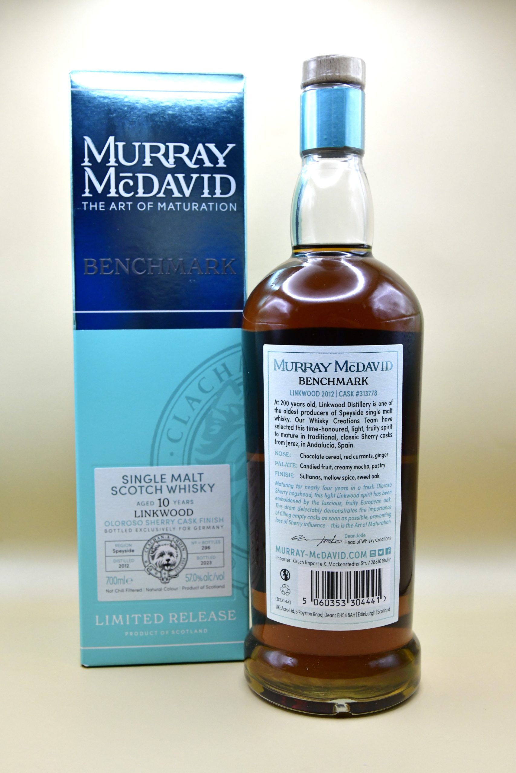 Linkwood 10 Jahre 2012/2023 Oloroso Sherry Cask finish #313778 – Murray McDavid, 57% – Bild 2