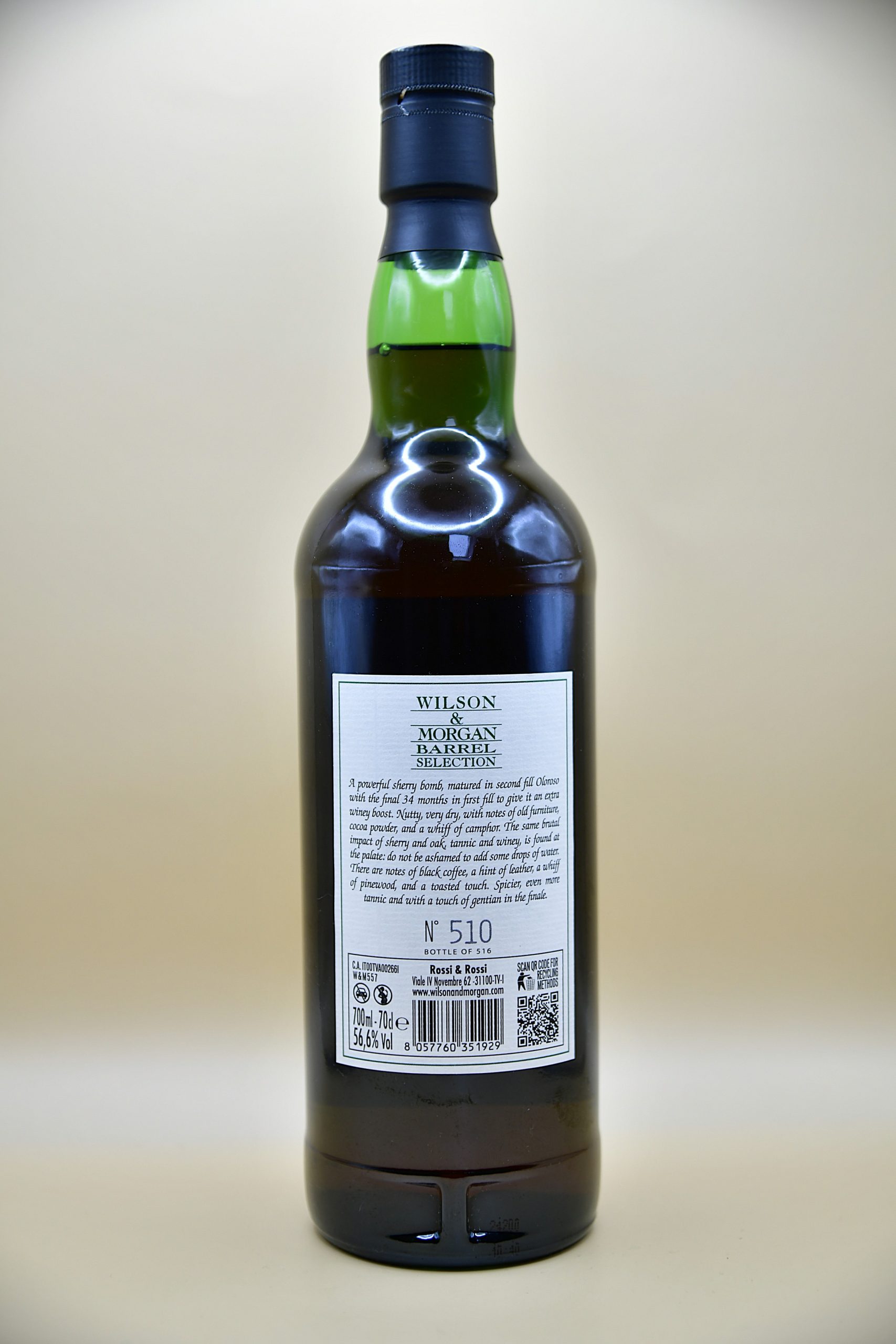 Ardmore 12 Jahre 2011/2024 Cask Strength #1064 (ohne Verpackung) - Wilson & Morgan, 56,6% – Bild 2