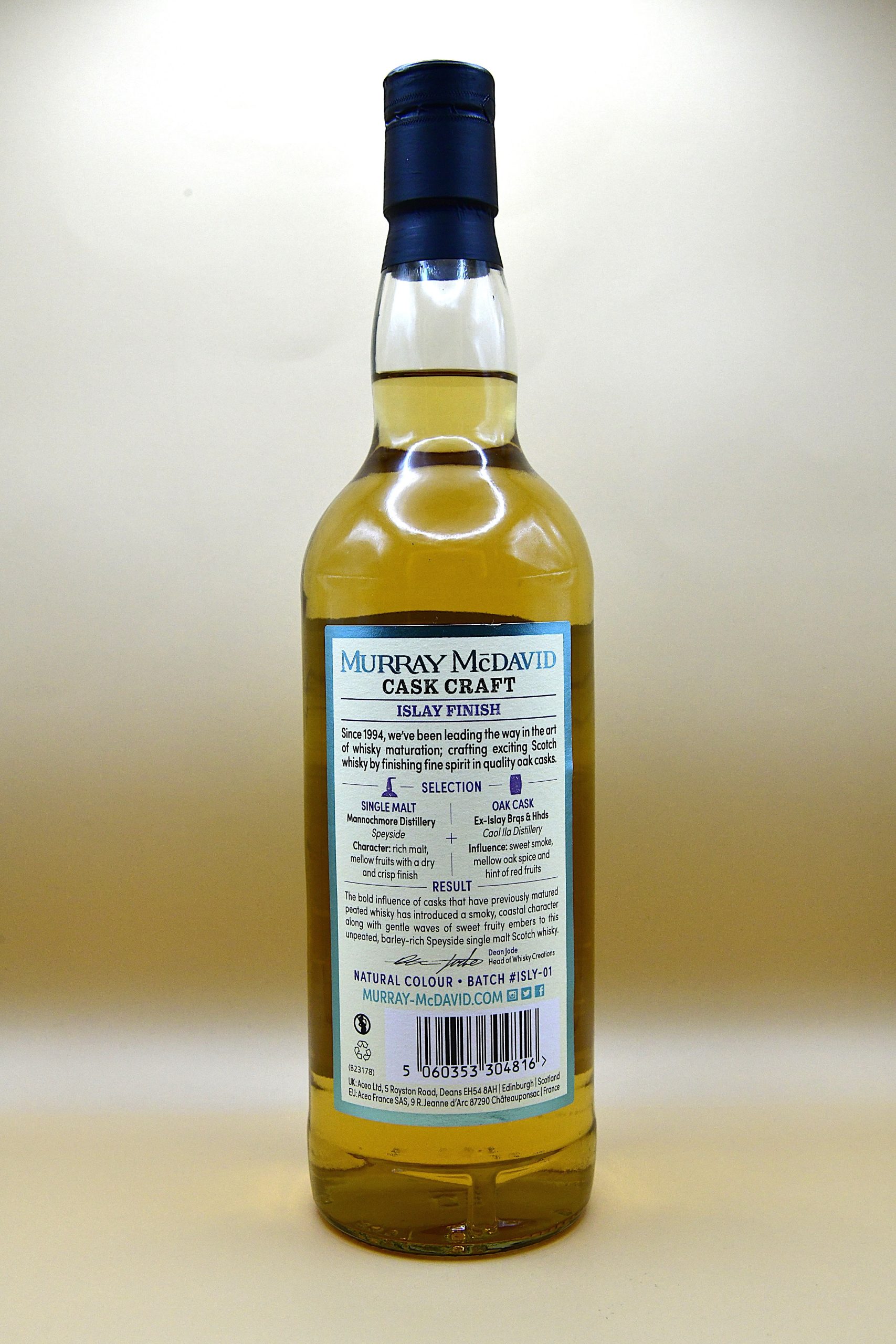 Mannochmore Cask Craft Islay Finish – Murray McDavid, 44,5% – Bild 2