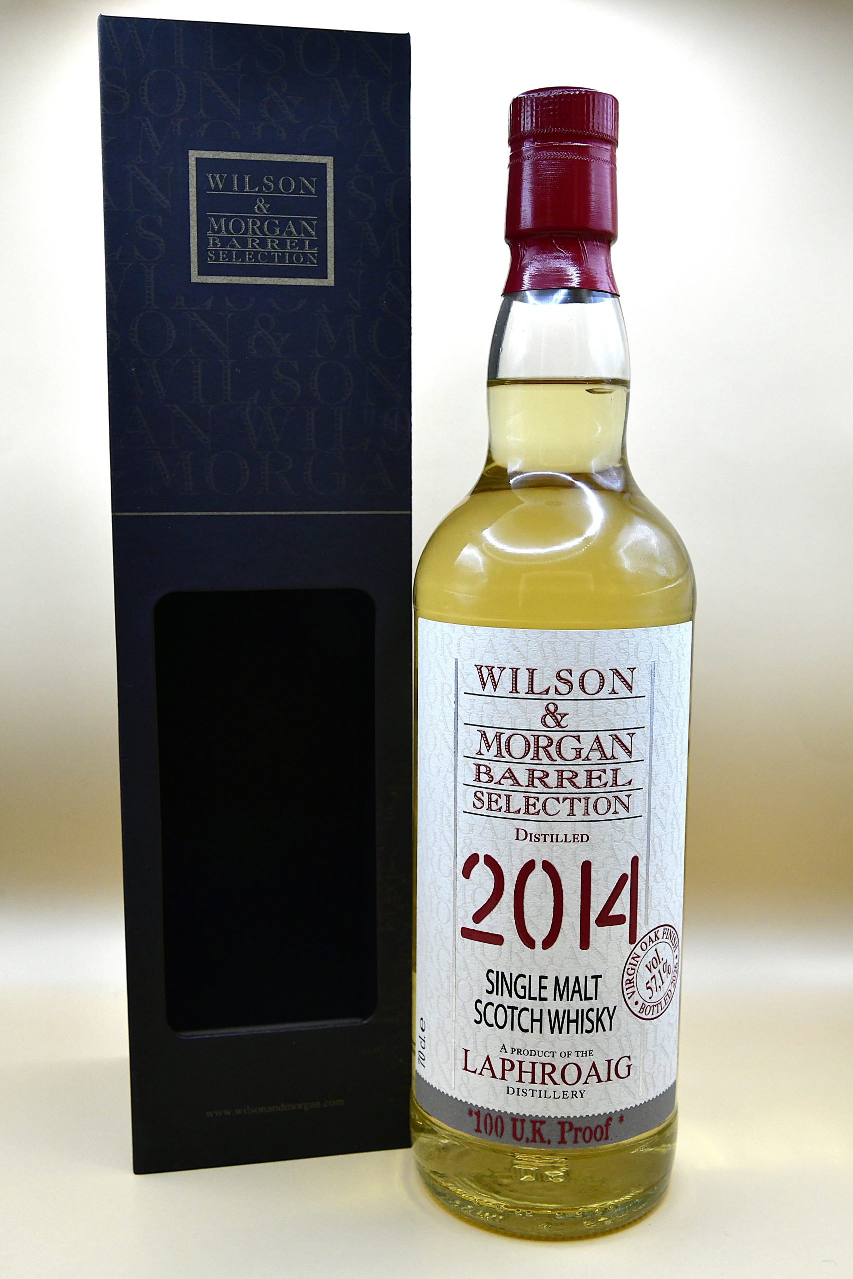 Laphroaig 2014/2026 Virgin Oak Finish 100 U.K. Proof - Wilson & Morgan, 57,1%