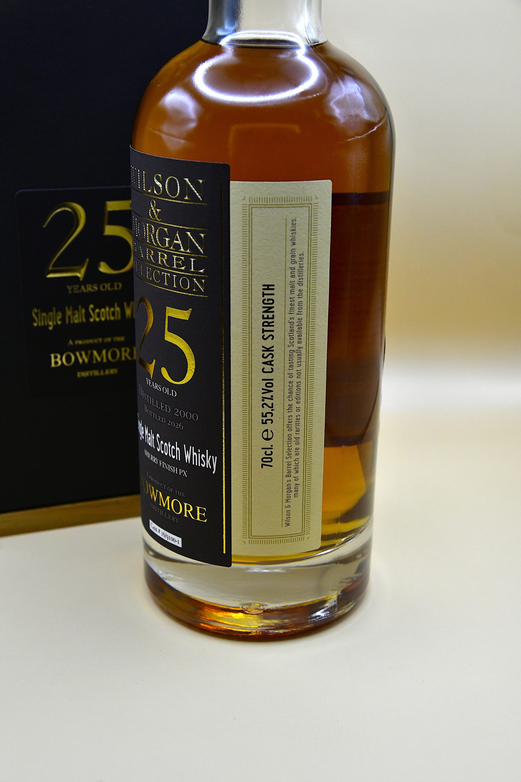 Bowmore 25 Jahre 2000/2026 Sherry Finish PX Special Release #16/9100-1 - Wilson & Morgan, 55,2% – Bild 3