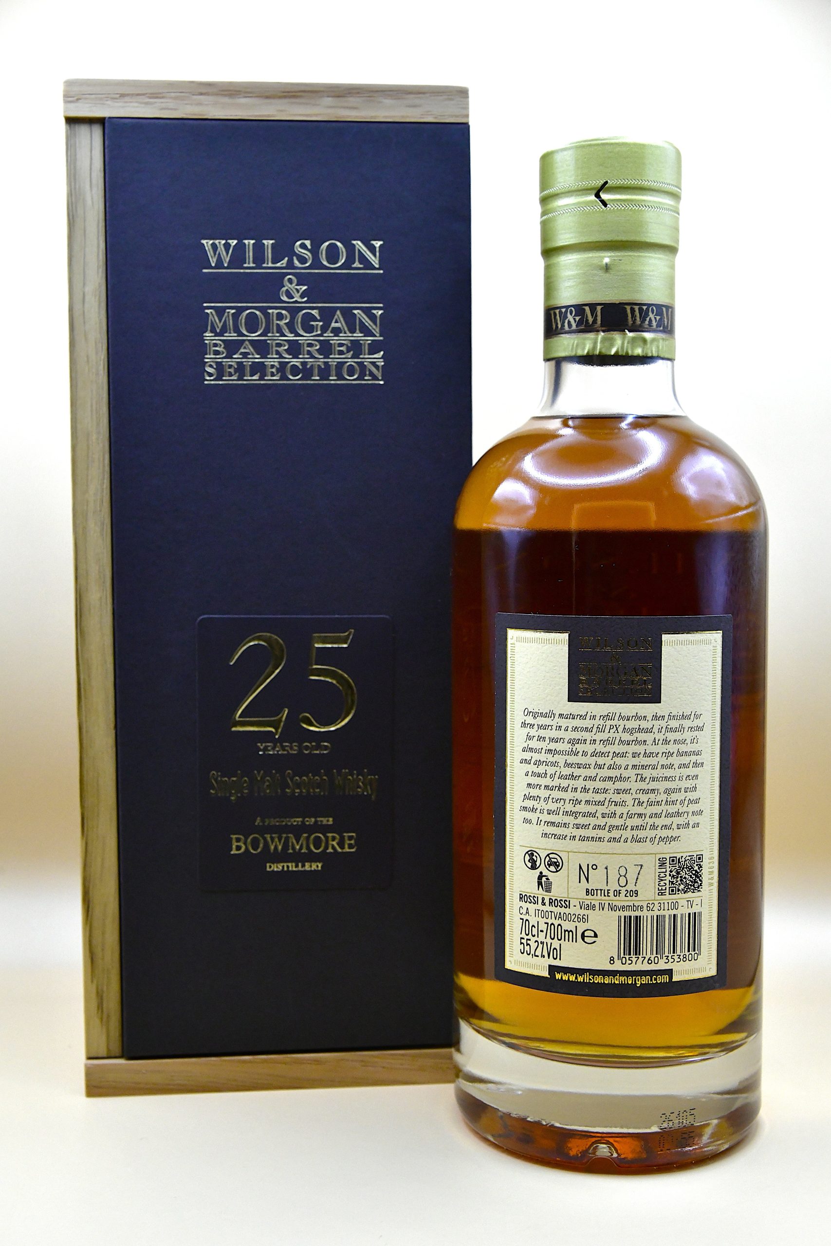 Bowmore 25 Jahre 2000/2026 Sherry Finish PX Special Release #16/9100-1 - Wilson & Morgan, 55,2% – Bild 2
