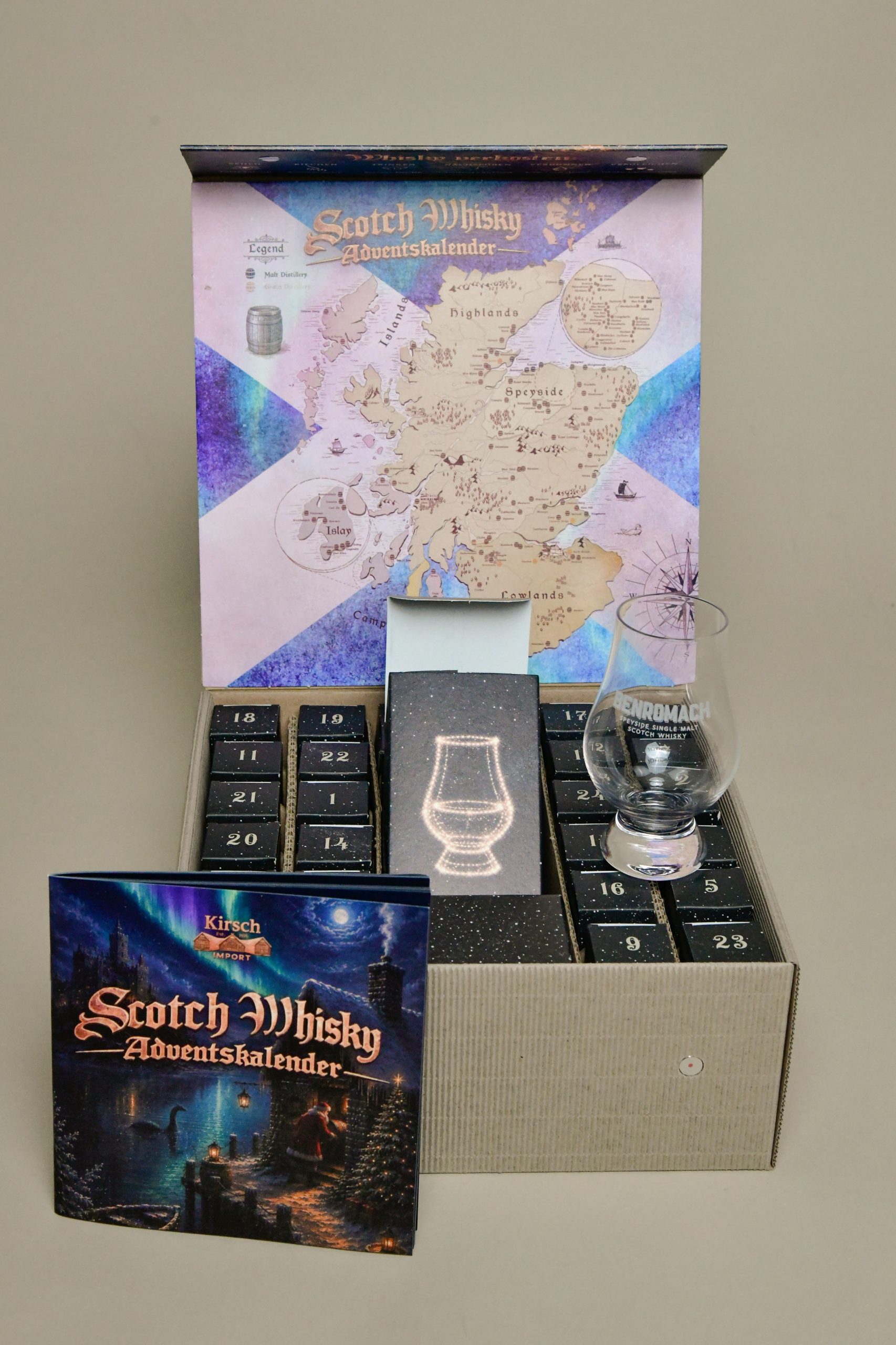Scotch Whisky Adventskalender 2026 - 24 x 2cl, 49,1%